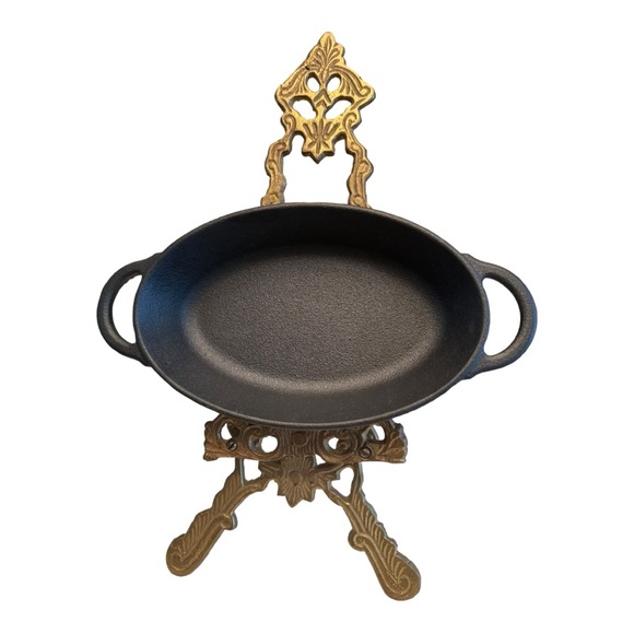 Pioneer Woman Single Serve Cast Iron Au Gratin Baking Dish - Picture 1 of 10
